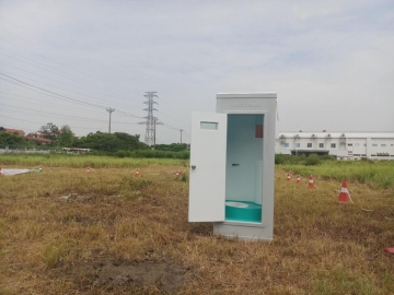 Nhà vệ sinh di động Vinacabin có hầm cầu tự hoại và bộ lọc nước thải