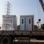Giao nhà vệ sinh di động đôi
